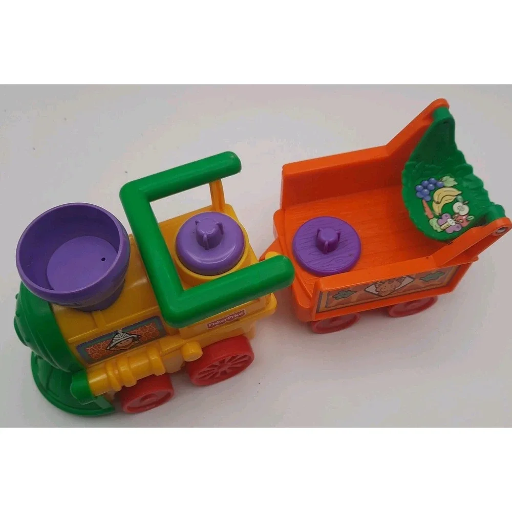 2001 Fisher-Price Little People Petting Zoo Train Works